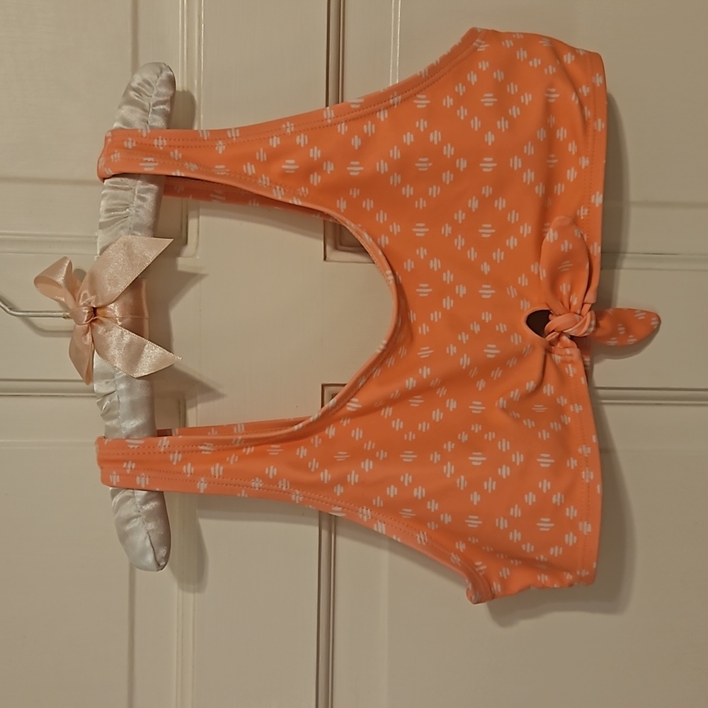 Old Navy Girls Two Piece Tie Front Bathing Suit, Size Large